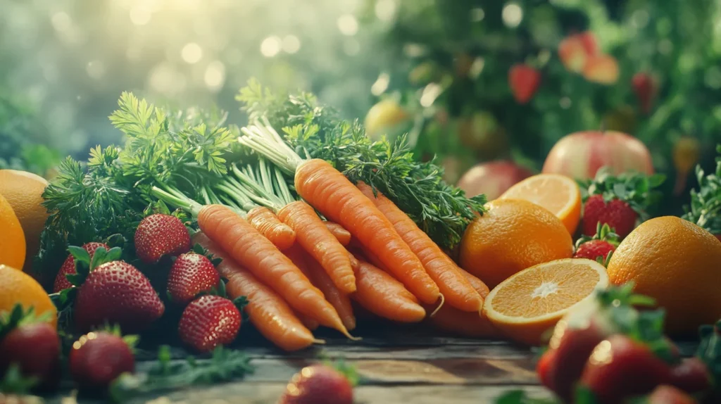 What fruits go well with carrots?