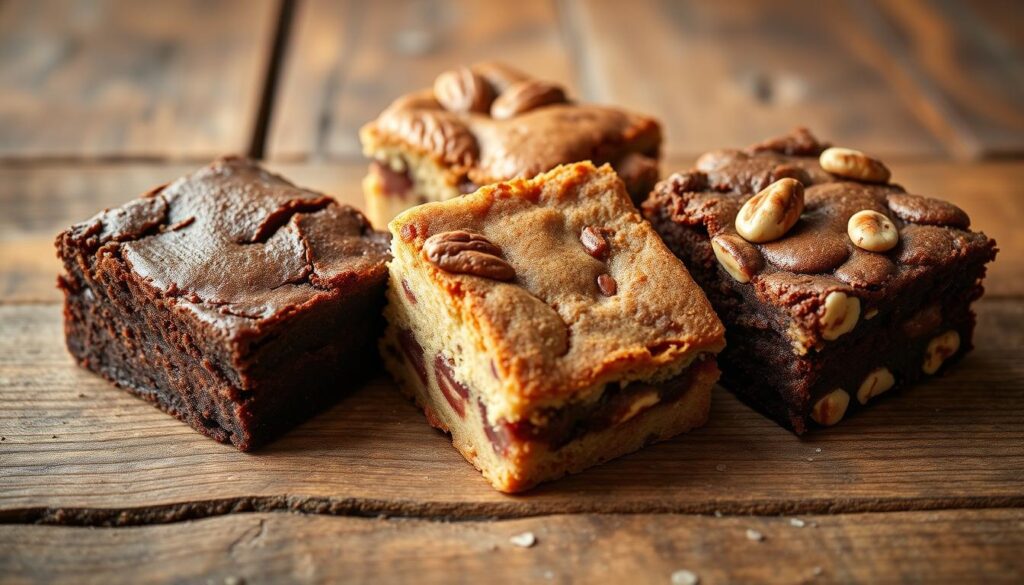 What are the three types of brownies?