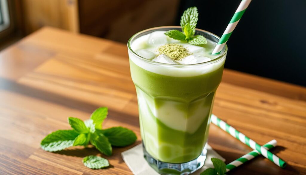 What milk to have with iced matcha?