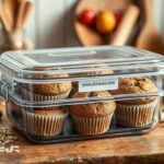 Where do you store protein muffins?