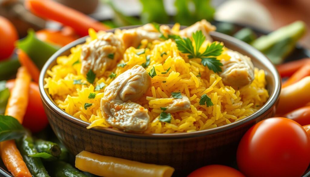 chicken and yellow rice recipe