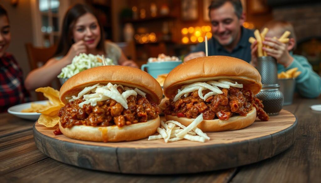 family dinner sloppy joe