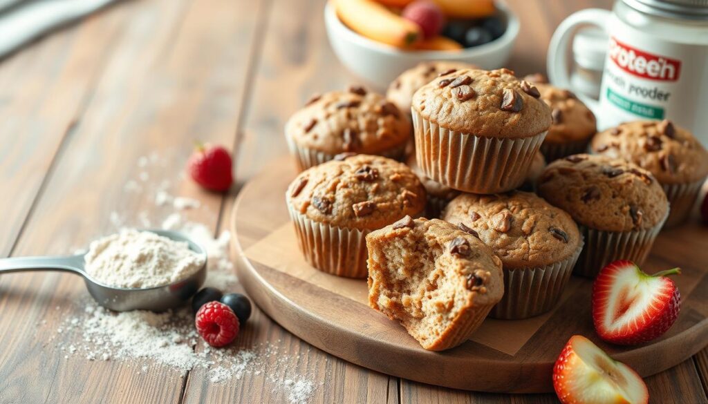 protein powder muffins