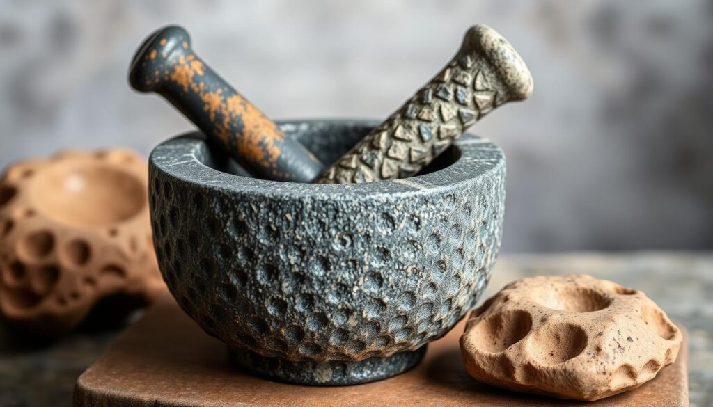 stone mortar and pestle