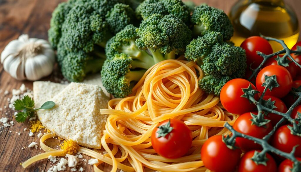 Ingredients for Broccoli Pasta