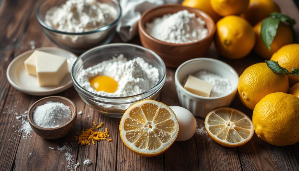 Lemon Cookie Ingredients