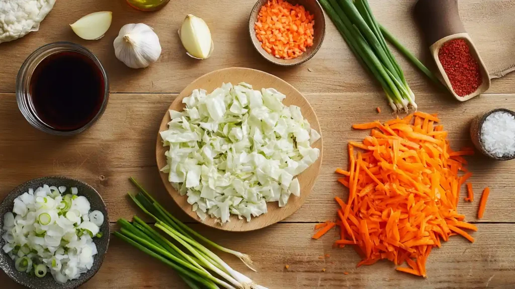 Vegetable Egg Roll Ingredients